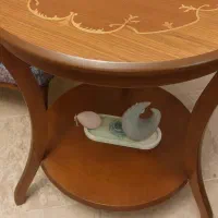 میز چوبی منبت کاری