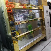 فر ساندویچی و گرم کن و میز صندلی