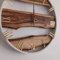 ساعت دیواری روستیک دست ساز|ساعت دیواری و تزئینی|نجف‌آباد, صالح آباد|دیوار