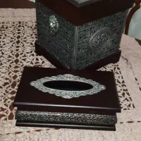 ست سطل زباله و جای دستمال کاغذی بسیار زیبا