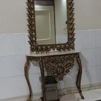 برنز/برنج/برنجی ایینه وکنارسالنی