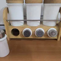 ظرف چای و ادویه جات درب چوبی|ظروف سرو و پذیرایی|مشهد, ده دی|دیوار