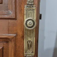 درب سنگین راش قدیمی دو لنگه