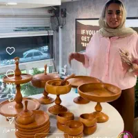 سینی چوبی|ظروف سرو و پذیرایی|قم, قلعه صدری|دیوار