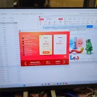 2 عدد مانیتور 24 اینچ دل،(dell)در حد نو تمیز وسالم