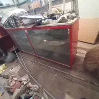 میز دکور و میز تحریر فلزی یک متری دسته دوم