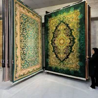 جدیدترین مدل فرش 700 شانه/ نقره ای دودی