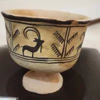 ظرف سفالی نقوش سیستان