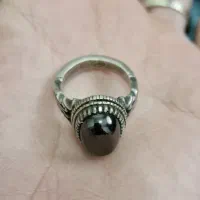 انگشتر و پلاک نقره دست ساز