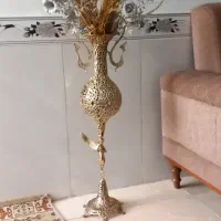 گلدان ساعت ولوستر