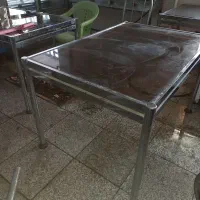 میز ۶ نفره استیل