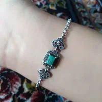 دستبند نقره سیاه قلم|جواهرات|کرمانشاه, |دیوار