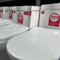 توالت فرنگی سایز استاندارد بیده دار و ساده برند