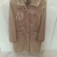 کاپشن پالتو کتان داخل خز