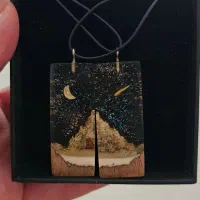 گردنبند رزینی جاودان دستساز