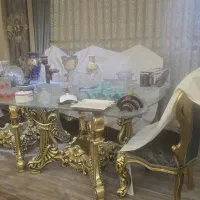 سرویس مبلمان سلطنتی طلایی|مبلمان خانگی و میز عسلی|تهران, اوین|دیوار
