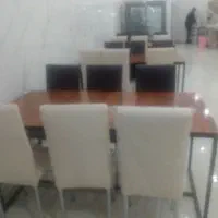 میز صندلی غذا خوری و یخچال و فر کته پز و میز کار|کافی‌شاپ و رستوران|قره ضیاالدین, |دیوار