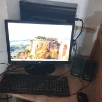 ست کامل کامپیوتر ASUS + مانیتور LG + اسپیکر TSCO