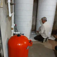 لوله کشی آب نصب پمپ ومخزن شیرآلات وخورده کاری|خدمات پیشه و مهارت|هشتگرد, هشتگرد قدیم|دیوار