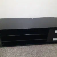 میز تلویزیون شیشه‌ای