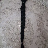 مو طبیعی رنگ مشکی پرکلاغی
