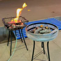 انواع میز اتشدان گازی و هیزمی