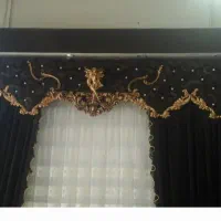 فروش پرده دکوری وحریر برای پنجره ی ۲متری