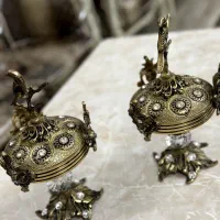 یک جفت قندان برنزی