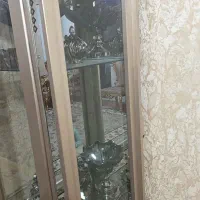 بوفه رنگ بژ آینه ای|بوفه، ویترین، کنسول|نسیمشهر, |دیوار