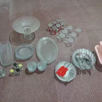 ظرف و ظروف شیشه ای کاملا نو
