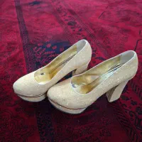 کفش مجلسی طلایی