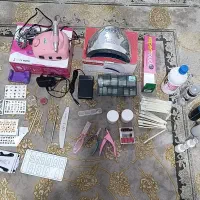 وسایل کامل کاشت ناخن کار حرفه ایی