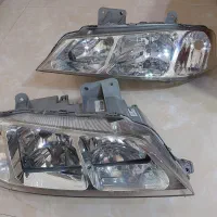 جفت چراغ فابریک پژوپارس بهمراه لامپ نورپاین وبالا