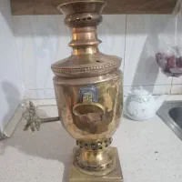 سماور عتیقه قدیمی نیکالای|کلکسیون اشیاء عتیقه|ری, علایین|دیوار