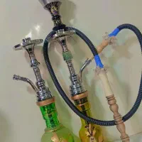 قلیون برنزی چایخانه