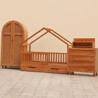 سرویس خواب چوبی کودک