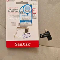 فلش دوقلو SanDisk اصل ۶۴ گیگ