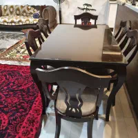 میز نهار خوری ۶ نفره چوب راش|میز و صندلی غذاخوری|نیریز, |دیوار