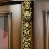 ویترین کلاسیک چوبی|بوفه، ویترین، کنسول|تهران, درکه|دیوار