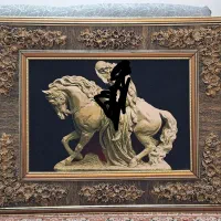 تابلو فرش خانم مالیاتی|تابلو فرش|تهران, شاهین|دیوار