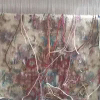 راهنمایی میخام|فرش|نیشابور, دربقاضی|دیوار