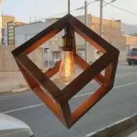 لوستر چوبی|لوستر و چراغ آویز|بیرجند, |دیوار