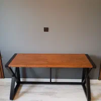 میز ترکیب چوب و فلز بسیار مینیمال و شیک|میز تحریر و کامپیوتر|شیراز, شهرک گلستان|دیوار
