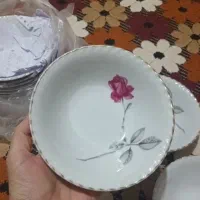 کاسه قدیمی عتیقه گل رز