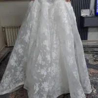 لباس عروس پفی نو دوخت مزونی فقط یک بار پوشیده|لباس|ملارد, |دیوار