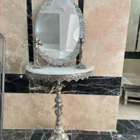 آینه شمعدان طرح برنز جنس آلومینیوم
