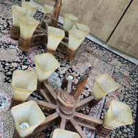 لوستر چوبی