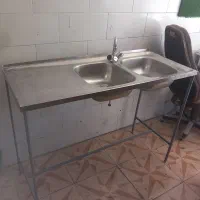 سینک شیر مخلوط و چهارپایه