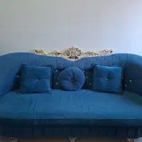 مبل راحتی ۷ نفره چوب گردو