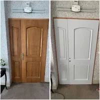 نصب تخصصی الکور برچسب کابینت شیشه مات کن خودچسب|خدمات پیشه و مهارت|اصفهان, تخت فولاد|دیوار